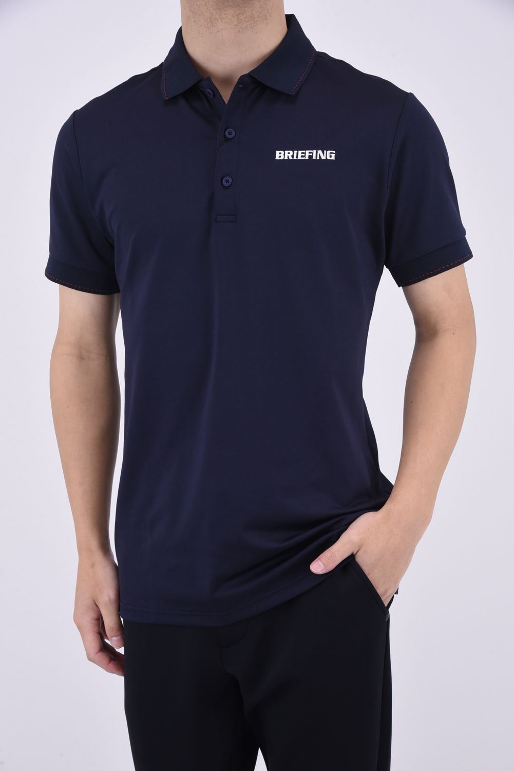 BRIEFING ポロシャツ M BRIEFING ポロシャツM ネイビー/ホワイト