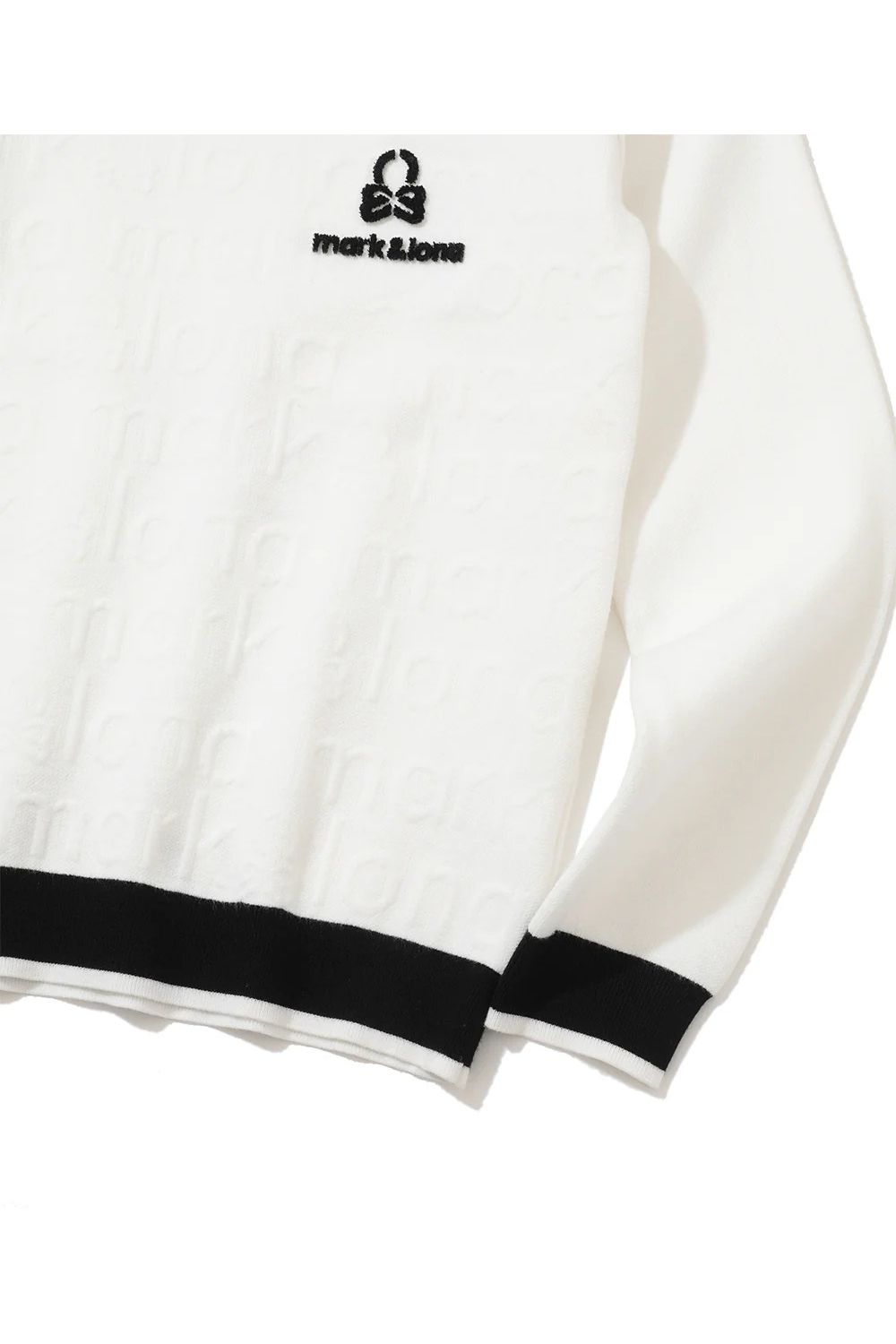 MARK&LONA - 【26SS】【レディース】 MERIDIAN EMBOSS LOGO KNIT