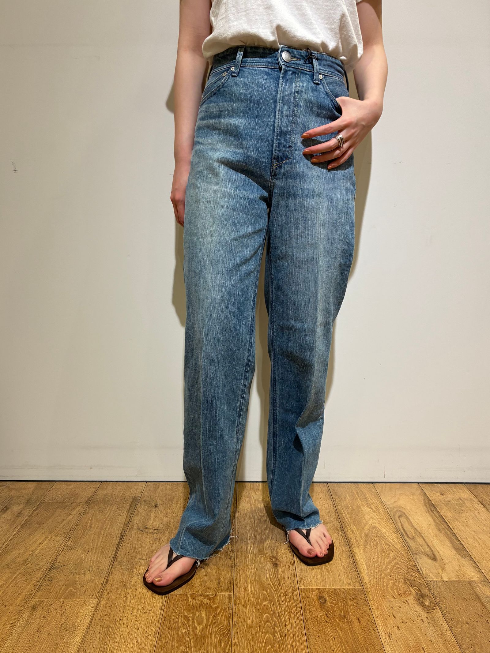 YANUK - LEA / ボーイズストレート / ストレートデニム / ブルー