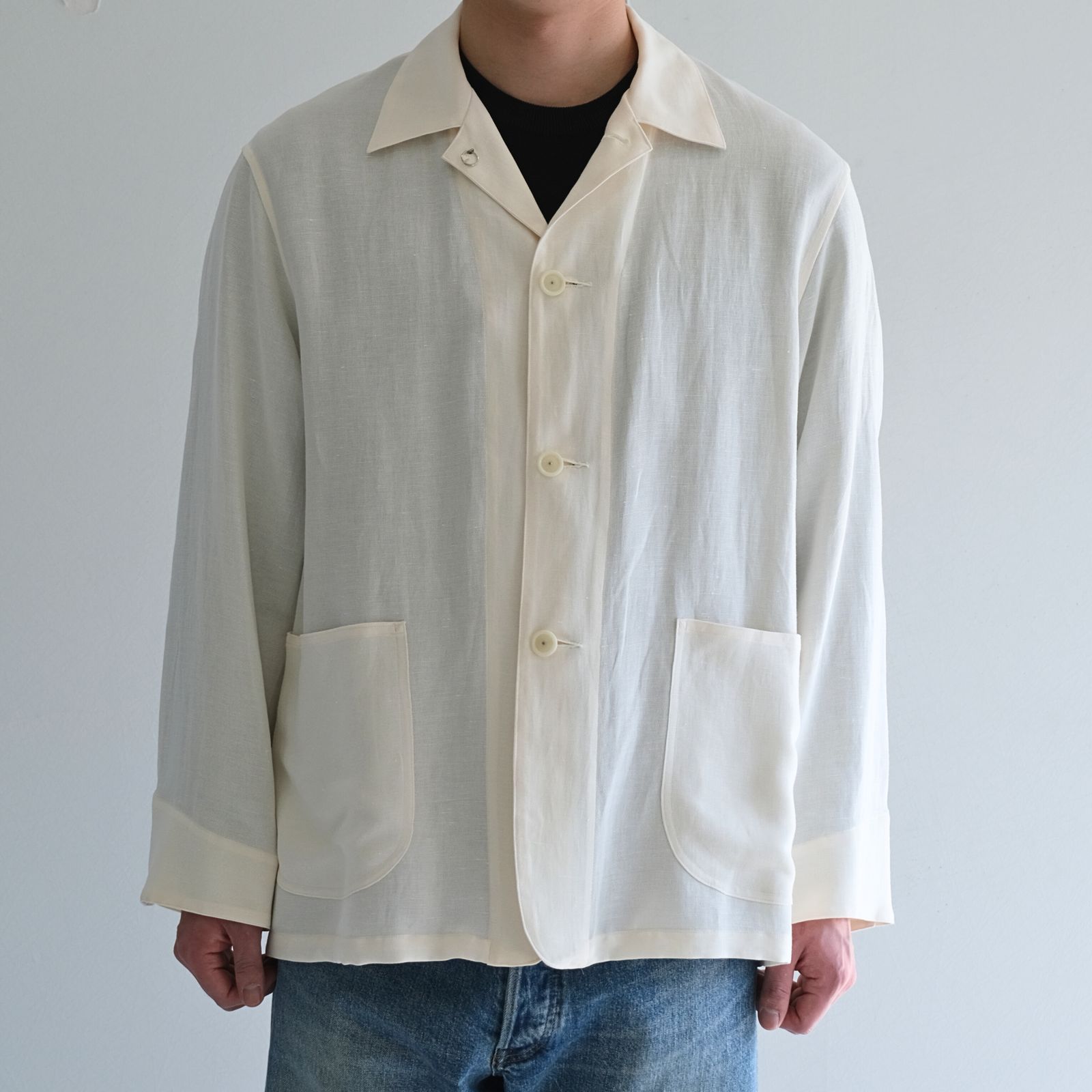 ULTERIOR - TA/L MESH SH-COVERALL / カバーオール / ECRU | iko