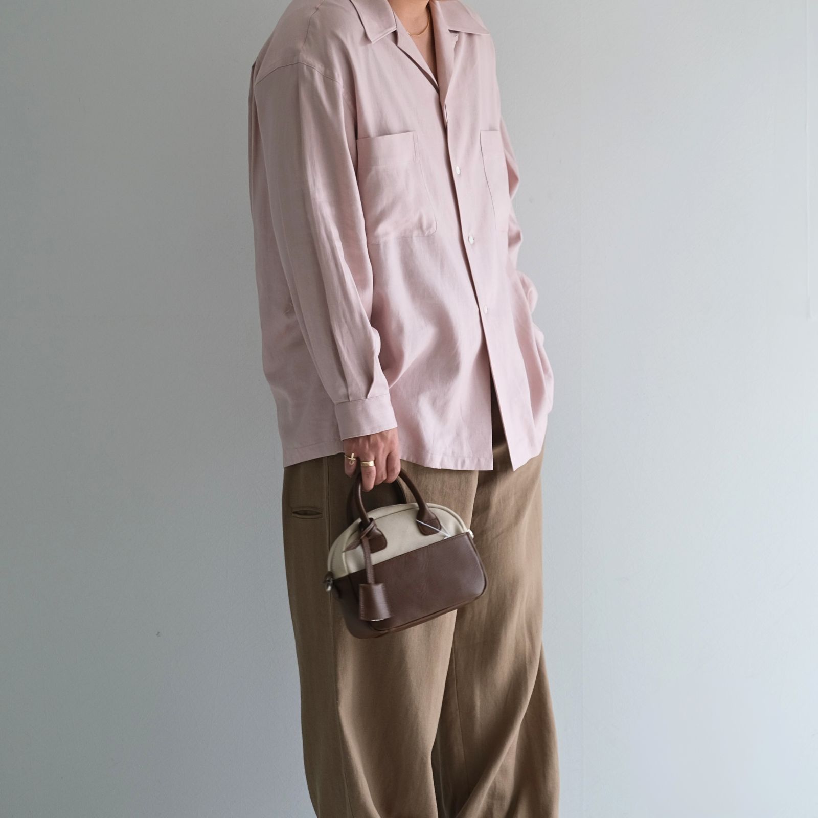 Rich I - S.DOME CANVAS & LEATHER BOSTON BAG SMALL / ボストンバッグ