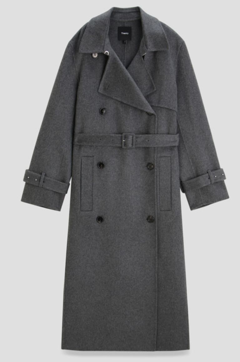 Theory - New Divide GC Relaxed Trnch DF(チャコールメランジ)毛