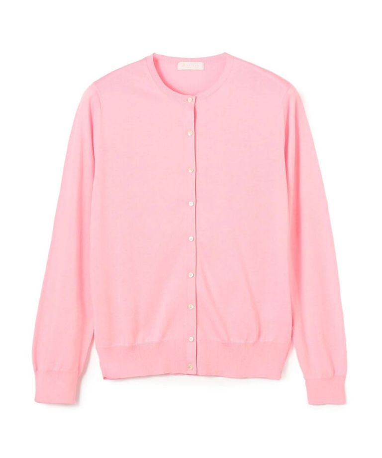 TOMORROWLAND - ハイゲージコットン クルーネックカーディガン