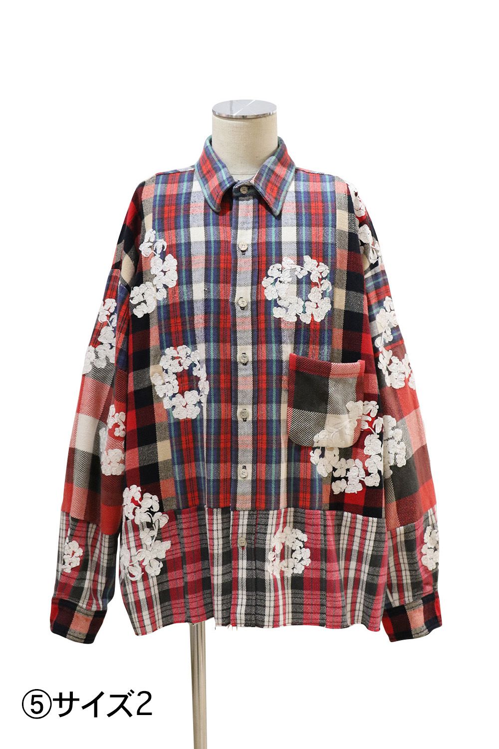 READYMADE - READYMADE×DENIM TEARS CHECK LS SHIRT / レディメイド