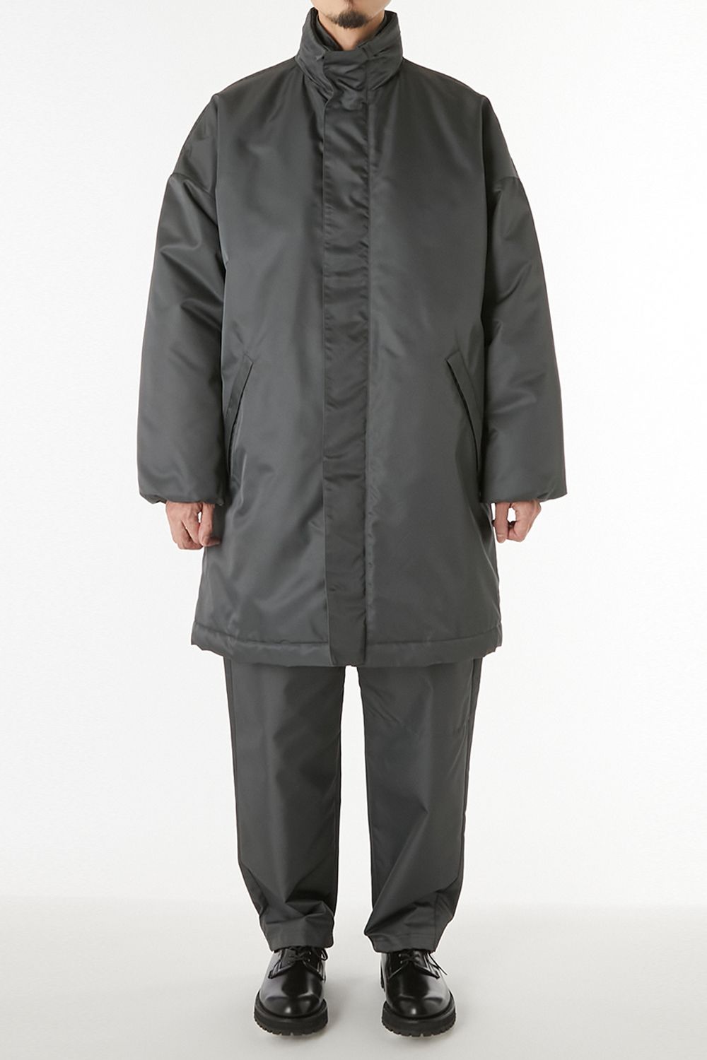 N.HOOLYWOOD - N.HOOLYWOOD COMPILE STAND COLLAR COAT / エヌ