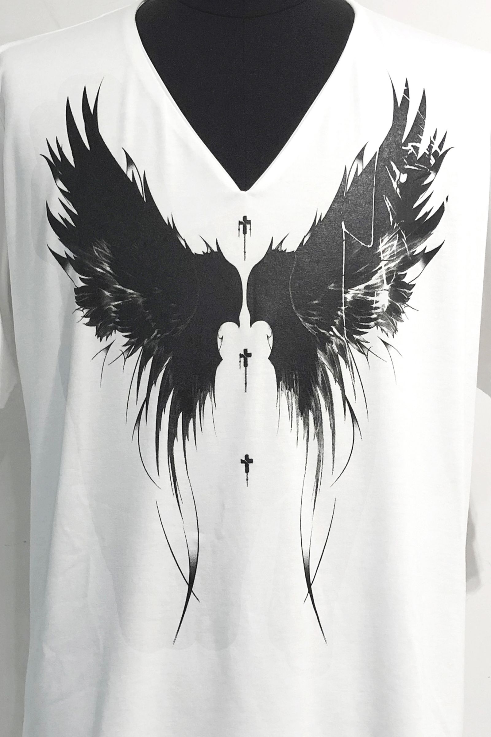 kiryuyrik - Layered V-Neck T-Shirt / レイヤード Vネック Tシャツ