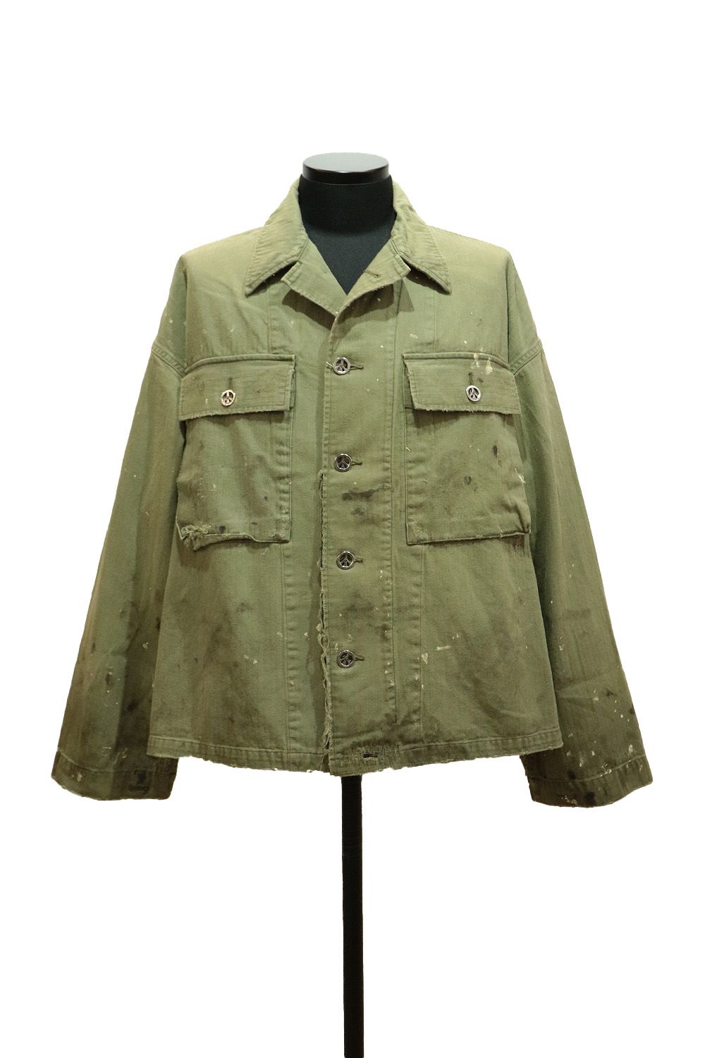 READYMADE - HERRINGBONE SHIRT JACKET / ヘリンボーン シャツ