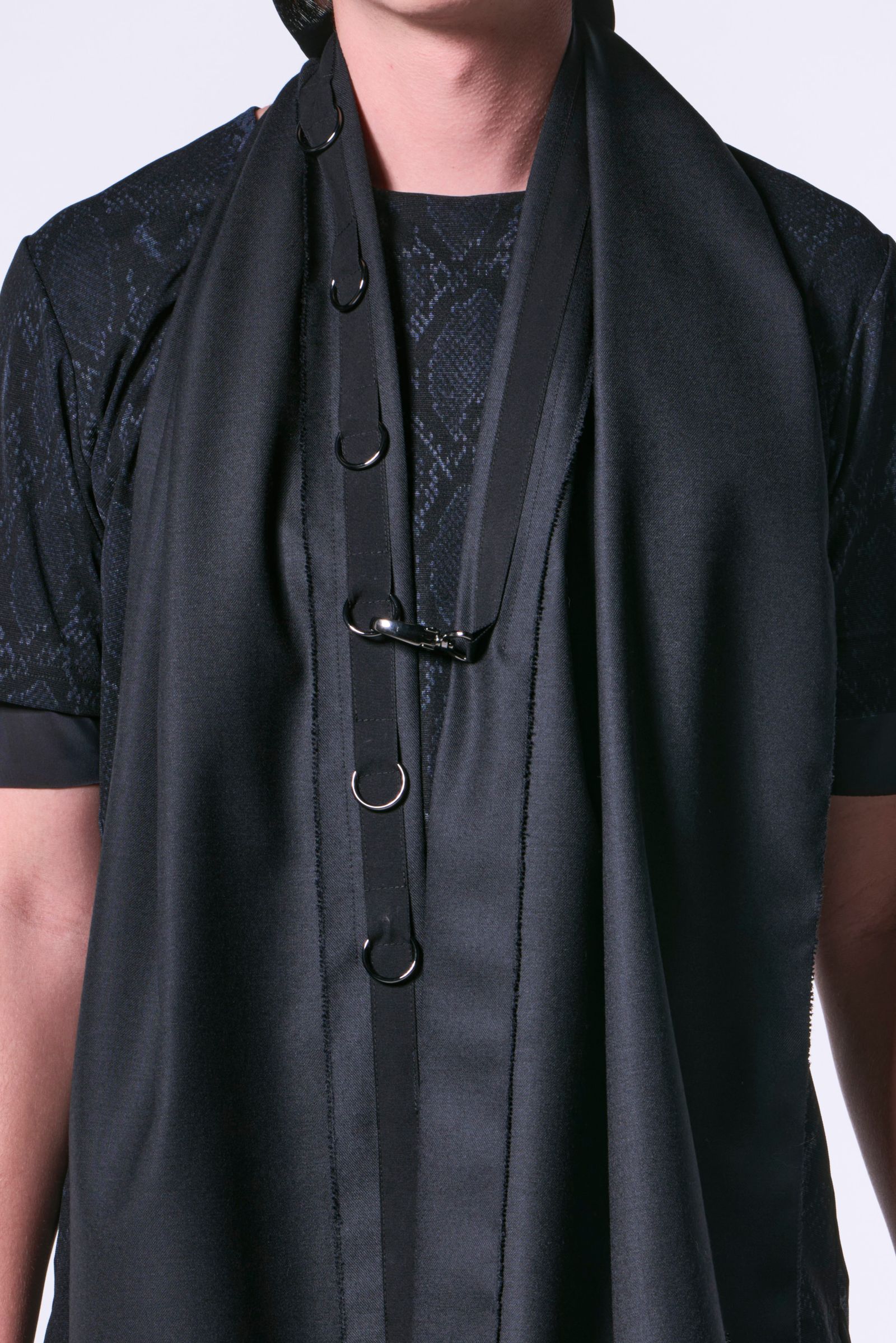 kiryuyrik - 72Saxony Hip Hung Muffler / サキソニーウール ヒップ