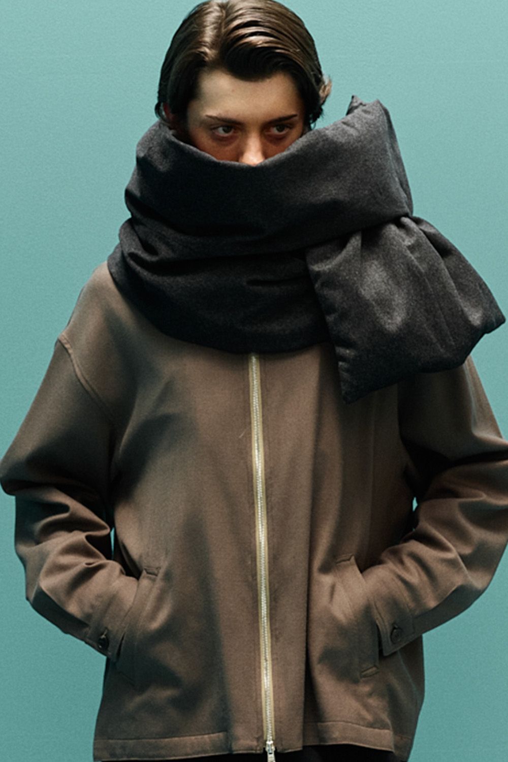 MARKAWARE - CASHMERE DOWN STALL / カシミヤ ダウン ストール | laid-back