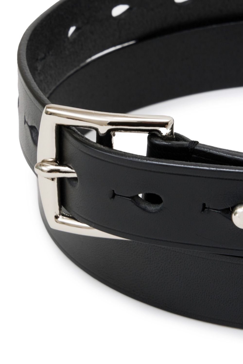 N.HOOLYWOOD - N.HOOLYWOOD COMPILE BELT / レザー ナロー ベルト