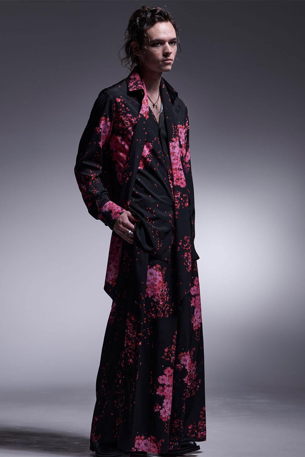 kiryuyrik - SAKURA Decine Shirt / デシン シャツ | laid-back