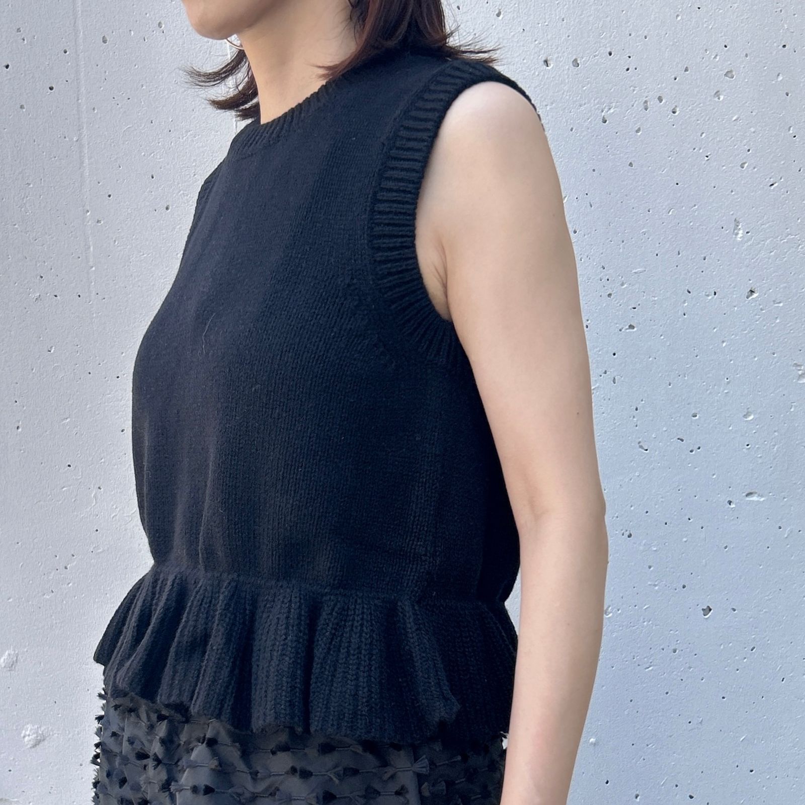 CECILIE BAHNSEN - BILL KNITWEAR ビルニットウェア / ブラック / 2025