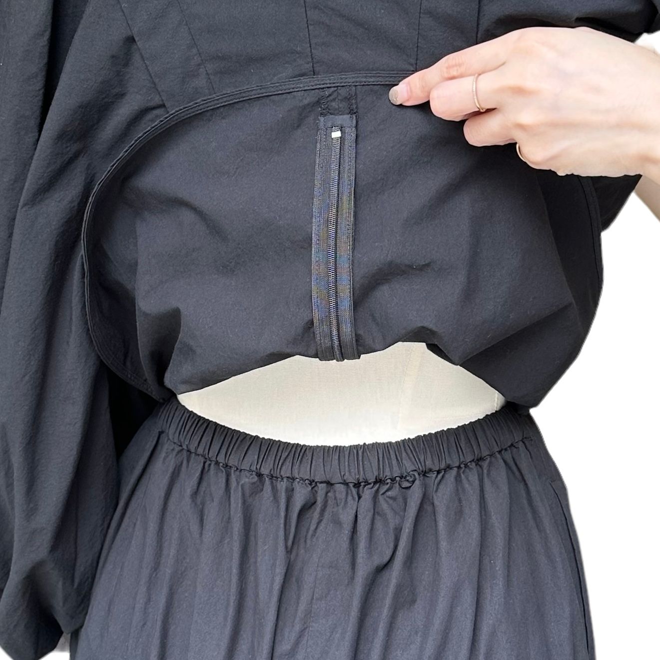 ENFOLD - ALL-IN-ONE / オールインワン / つなぎ / ブラック