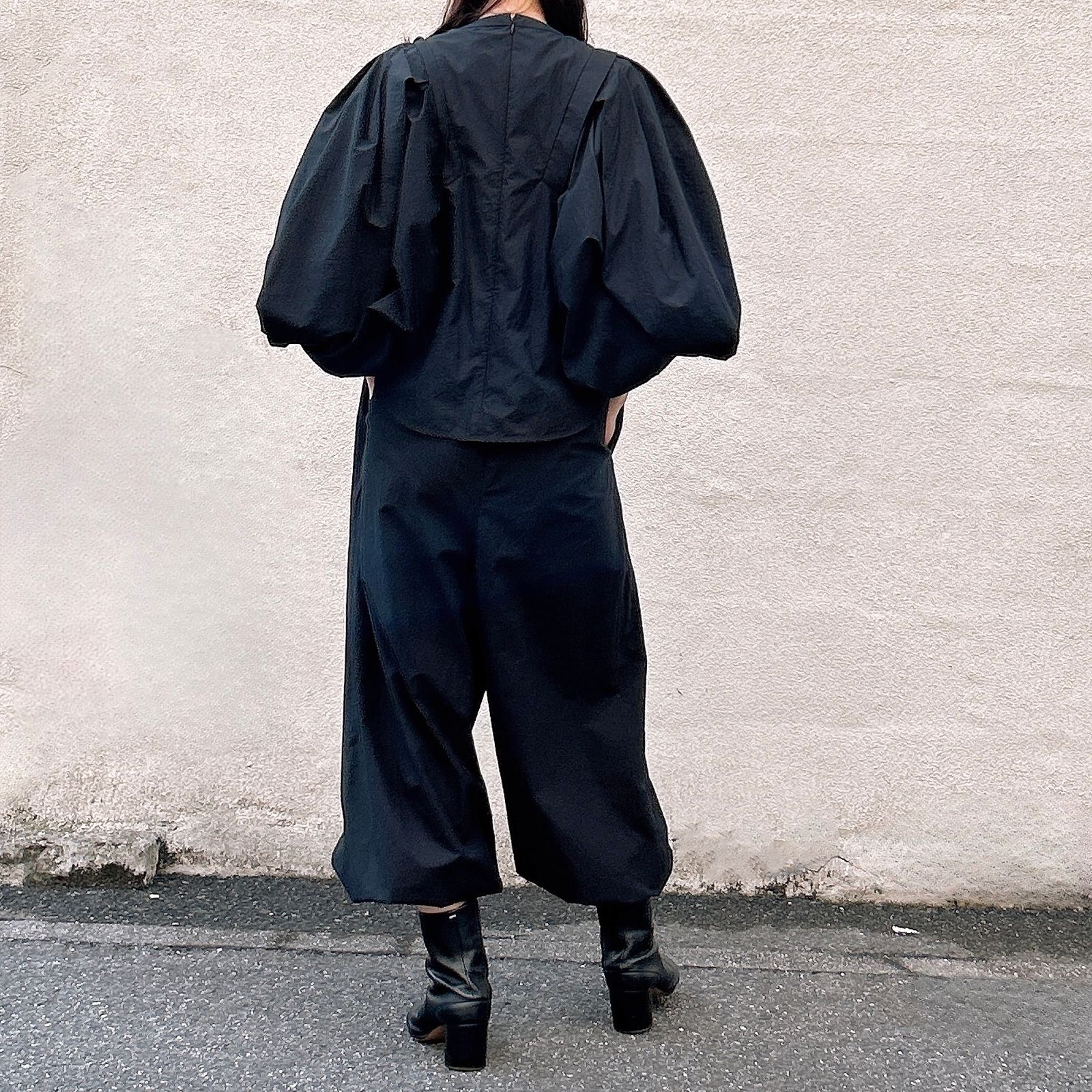 ENFOLD - ALL-IN-ONE / オールインワン / つなぎ / ブラック