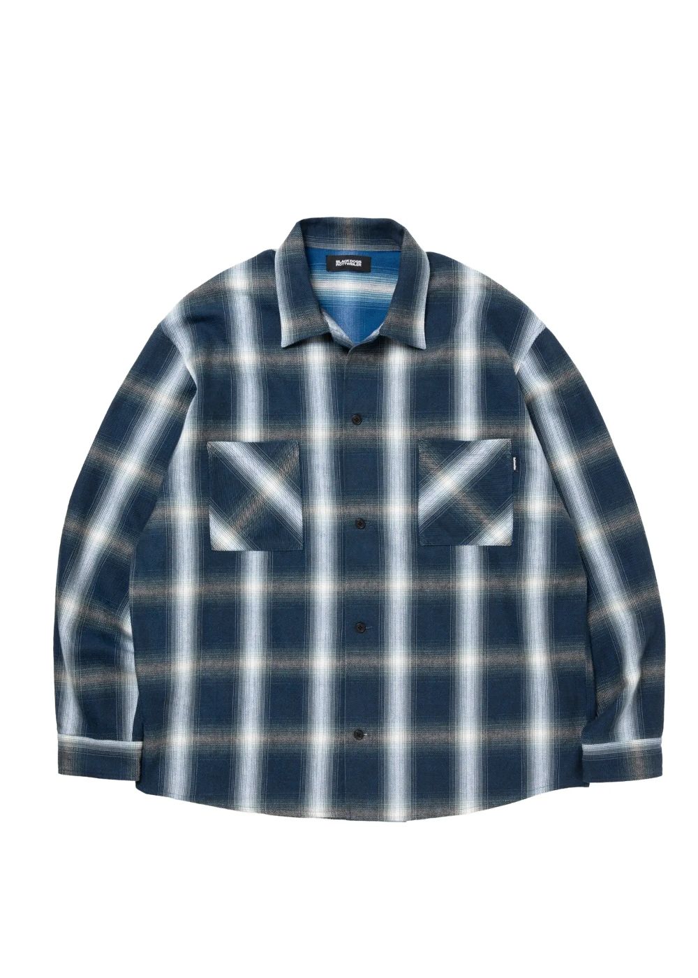 ROTTWEILER - R9 OMBRE CHECK SHIRT (RED) / オンブレチェック シャツ