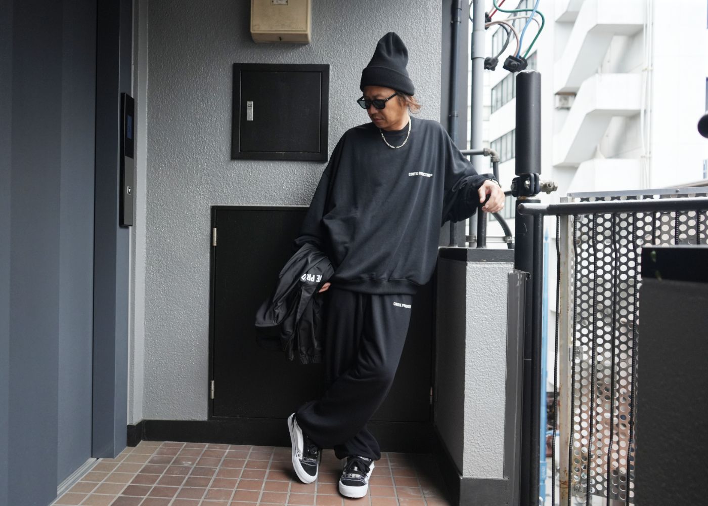 COOTIE PRODUCTIONS - SET UP STYLE / Dry Tech Oversized Sweat Crew