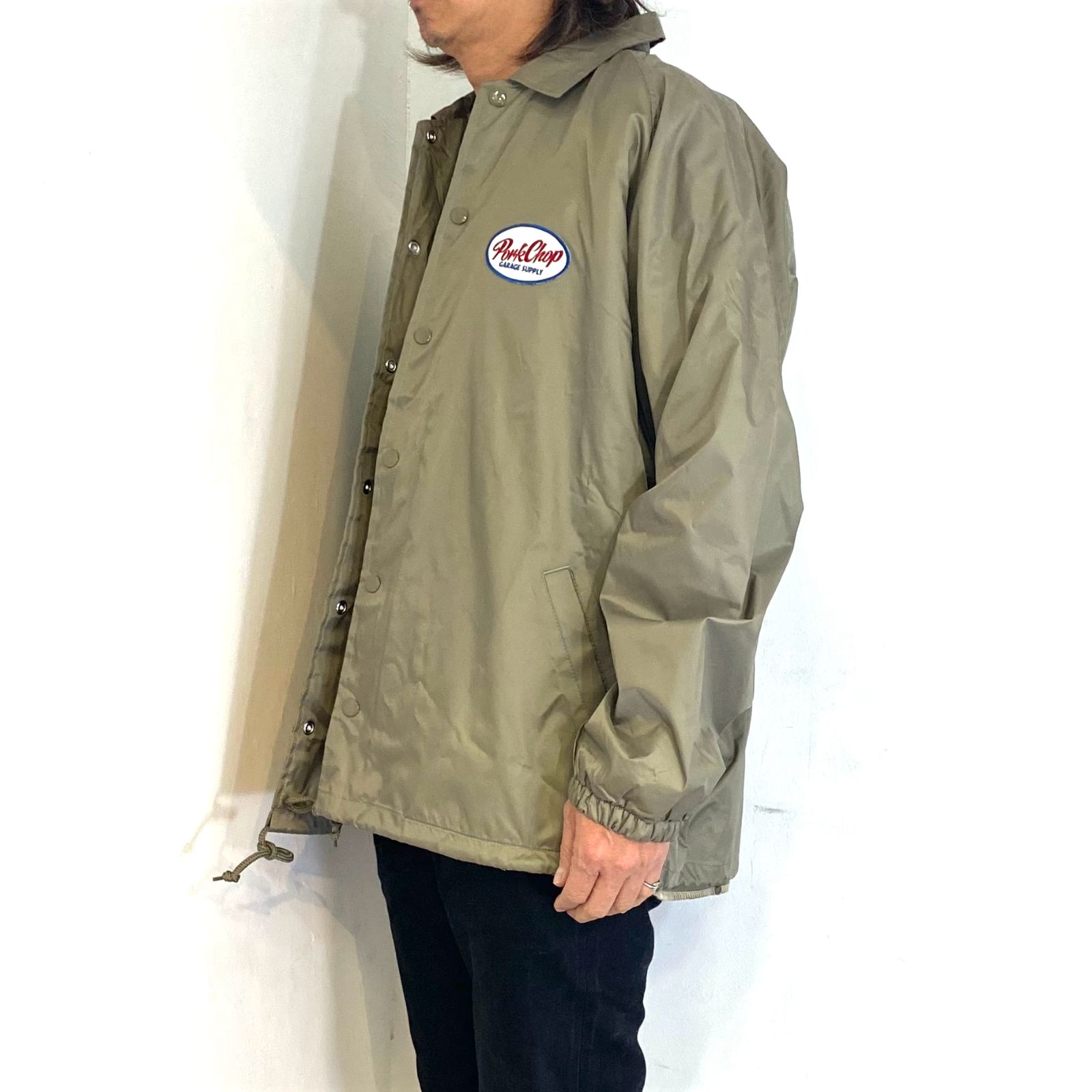 PORKCHOP GARAGE SUPPLY - BOA COACH JKT (KHAKI) / ボアインナー