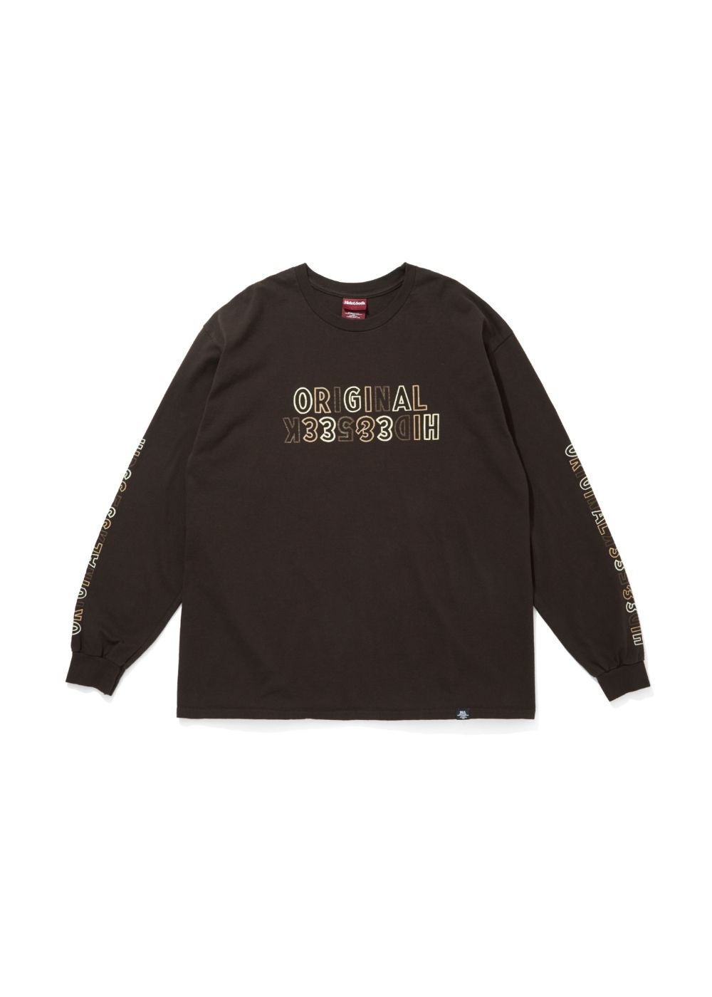 HIDE AND SEEK - Original H&S L/S Tee (BLACK) / 西浦徹 コラボ ロンT