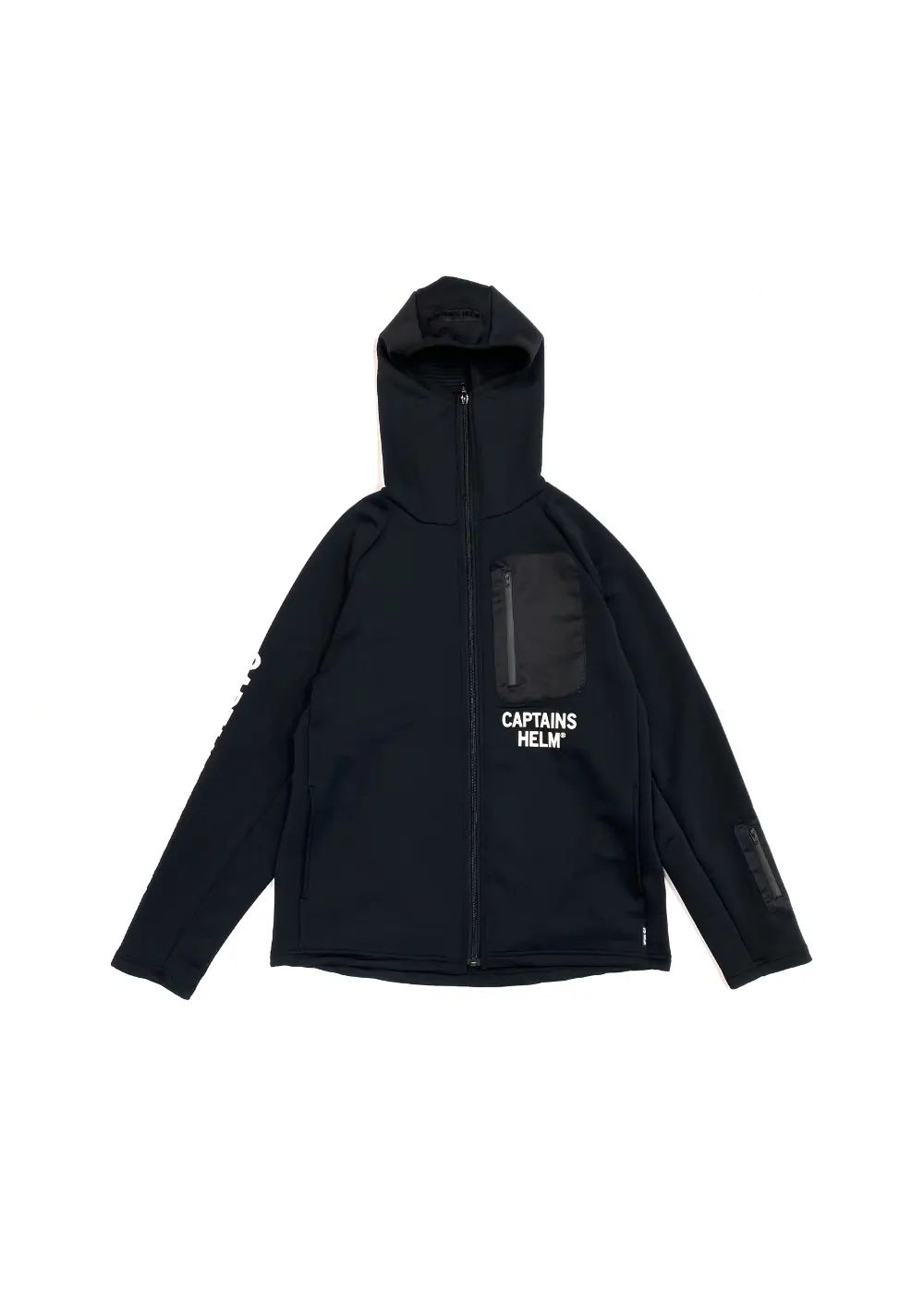 CAPTAINS HELM - 【ラスト1点】W-S 2nd LAYER TECH HOODIE (BLACK