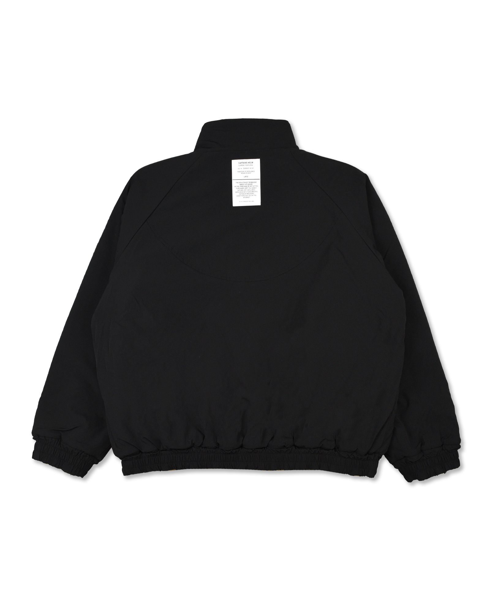 CAPTAINS HELM - REVERSIBLE FLEECE JACKET (BLACK×LEOPARD
