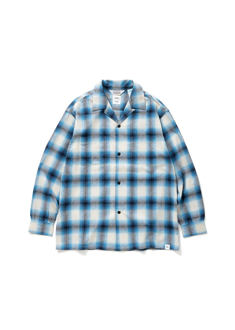 BEDWIN & THE HEARTBREAKERS - FIVE BROTHER Ex. L/S CHECK SHIRT 