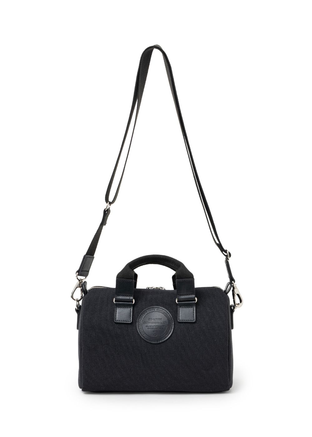 RATS - CANVAS MINI BOSTON BAG (BLACK) / キャンバス ミニ ボストン