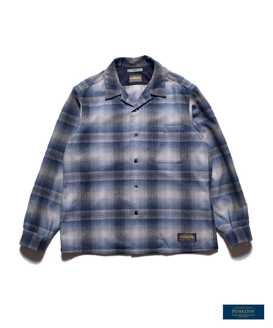 MINEDENIM - PENDLETON W.Plaid Open Collar SH (BPT) / ペンドルトン