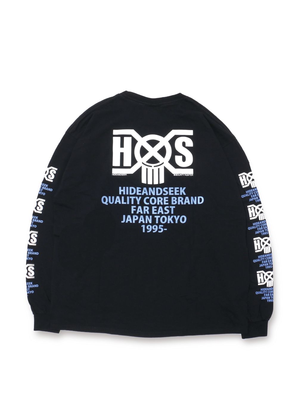 HIDE AND SEEK - HS×BH L/S TEE (WHITE) / バウンティーハンター