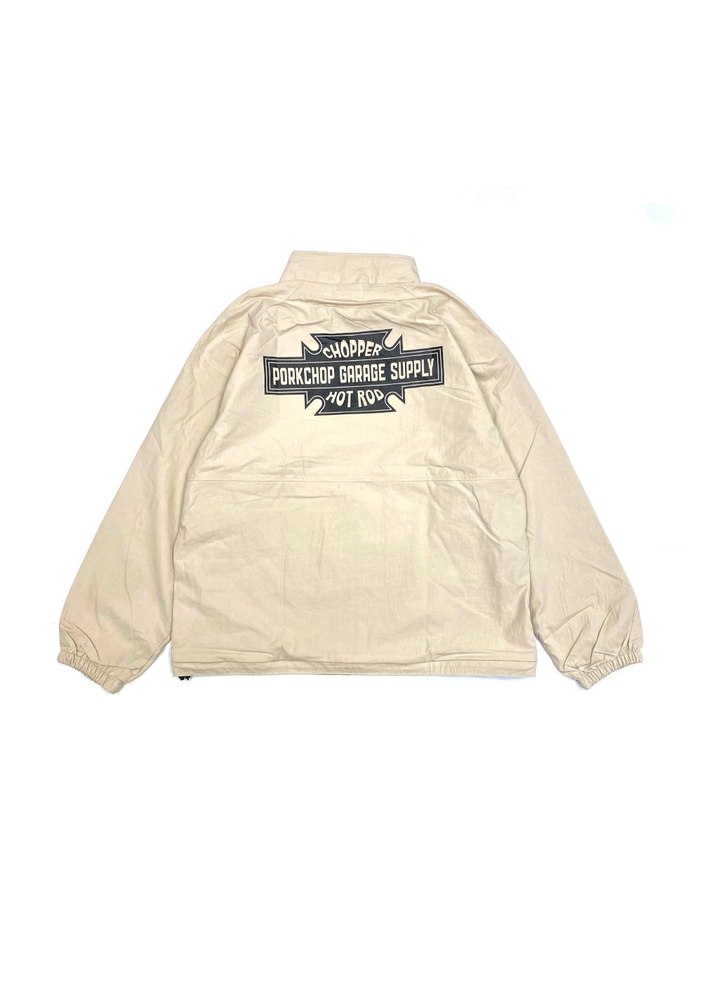 PORKCHOP GARAGE SUPPLY - BAR&SHIELD TRACK JKT (CREAM) / バー