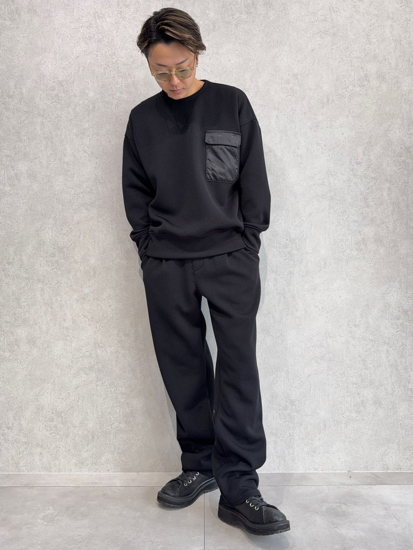 ボリュームと軽さのある高機能あぜ編みジャージセットアップ | 4743 | LUKE