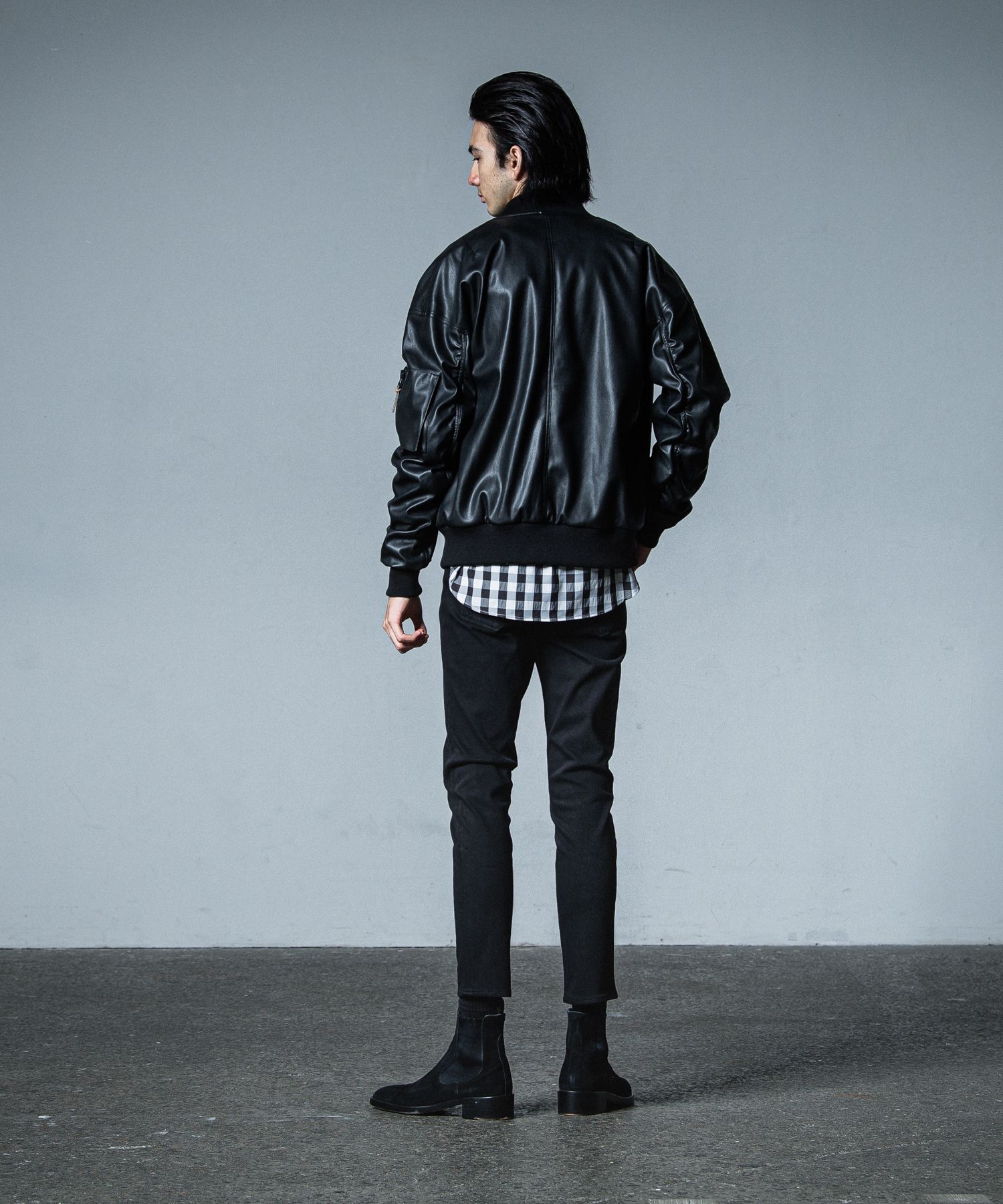 RESOUND CLOTHING - DAVID JACKET / RC33-JK-003 / MA-1 / ブラック | LUKE