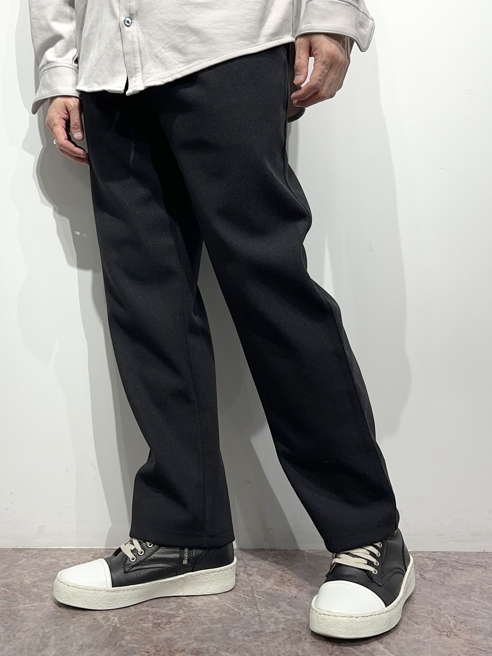 RESOUND CLOTHING - MELTON WIDE TUCK PANTS / RC34-ST-016WT