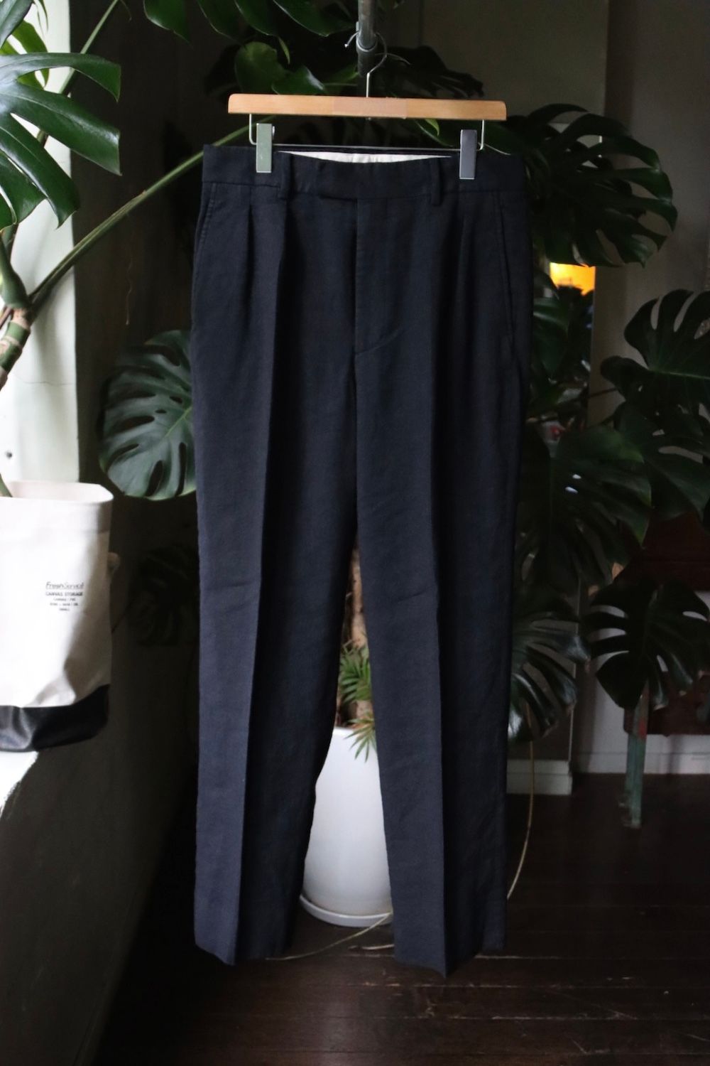 A.PRESSE - アプレッセ22FW Wide Tapered Trousers(22AAP-04-03M)NAVY