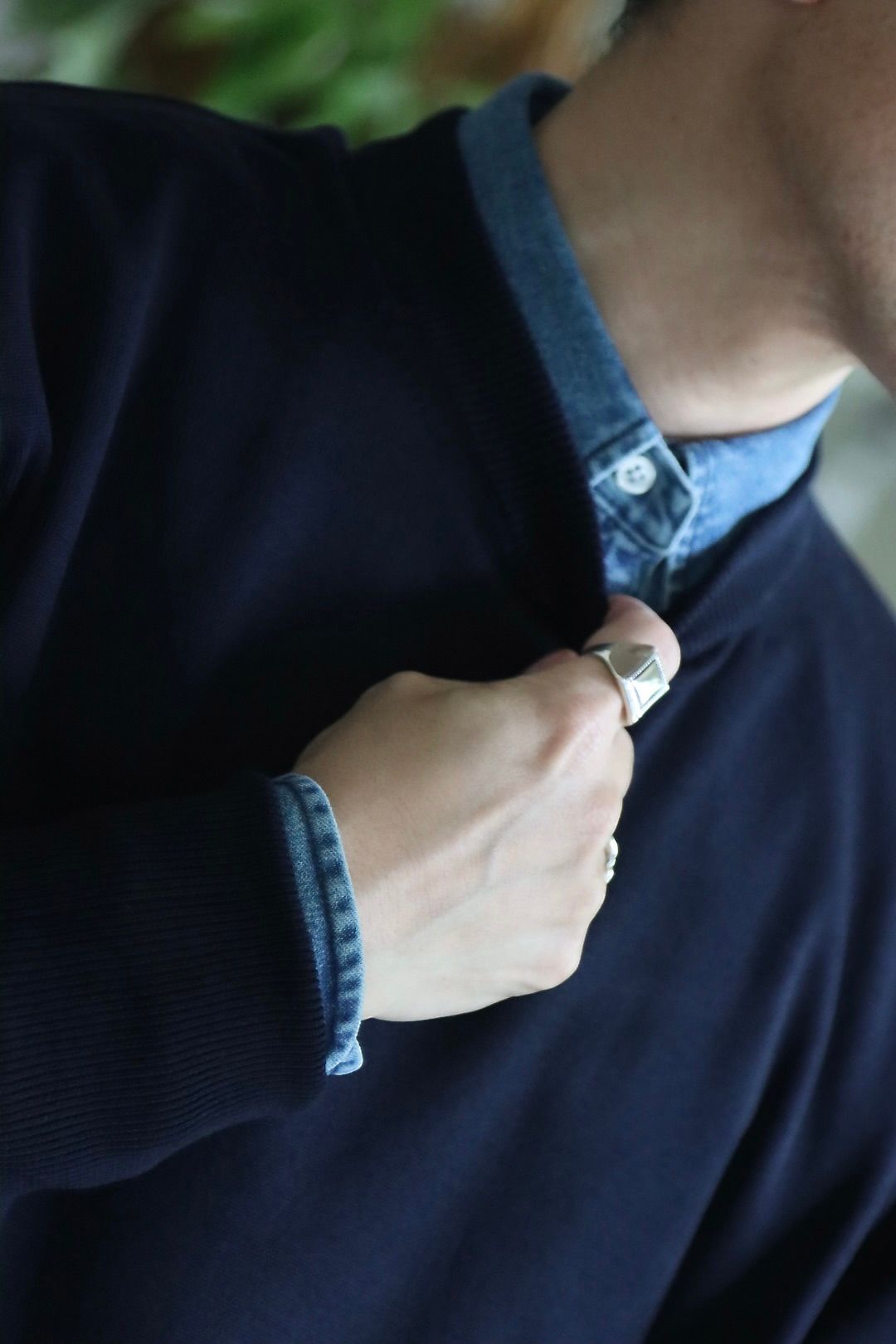 A.PRESSE - アプレッセ22FW L/S Knit T-Shirt (22AAP-03-02H)NAVY | MARK