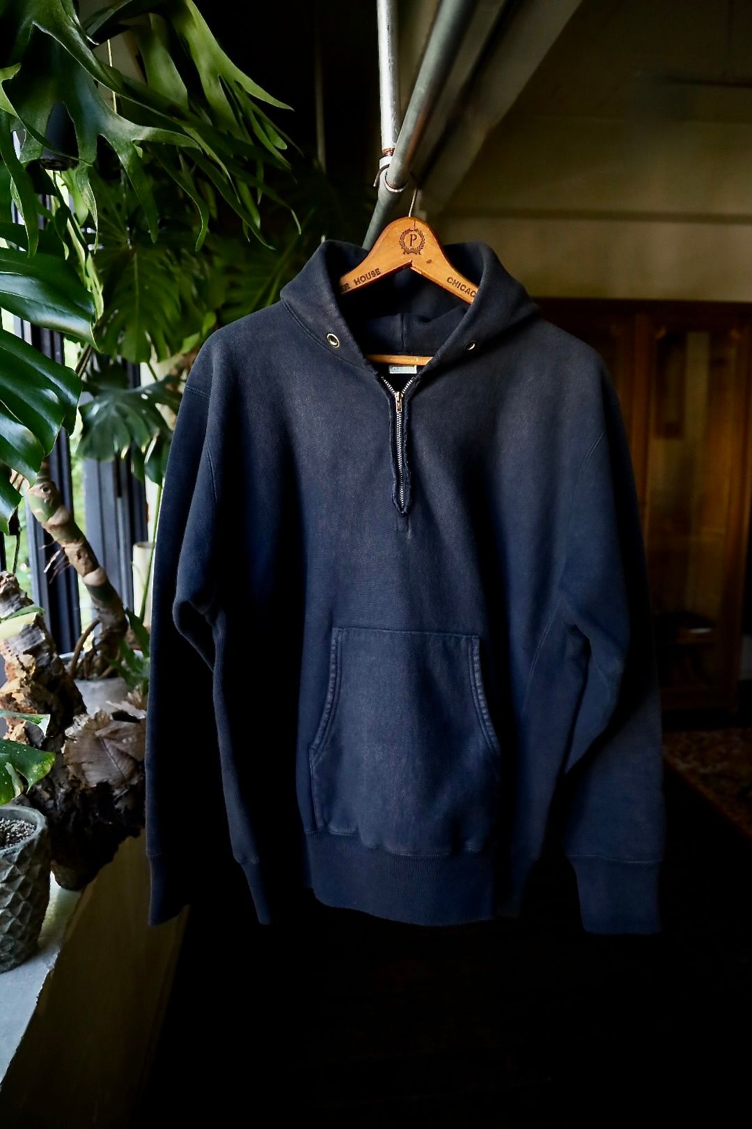Vintage Half Zip Sweat Hoodie | MARK