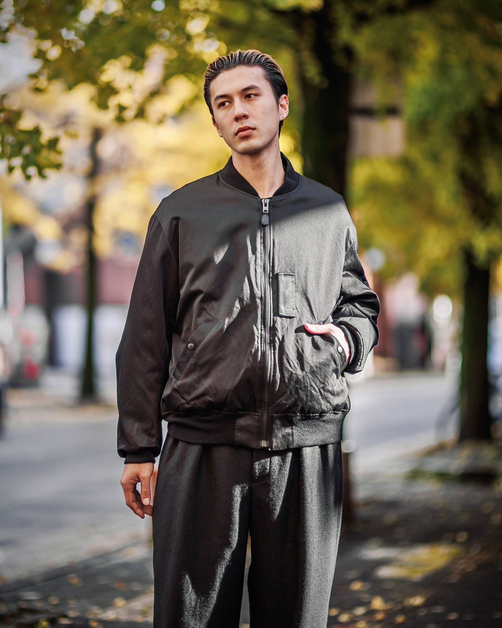 A.PRESSE Vintage Silk Flight Jacket スタイル 11月30日(土)新作発売