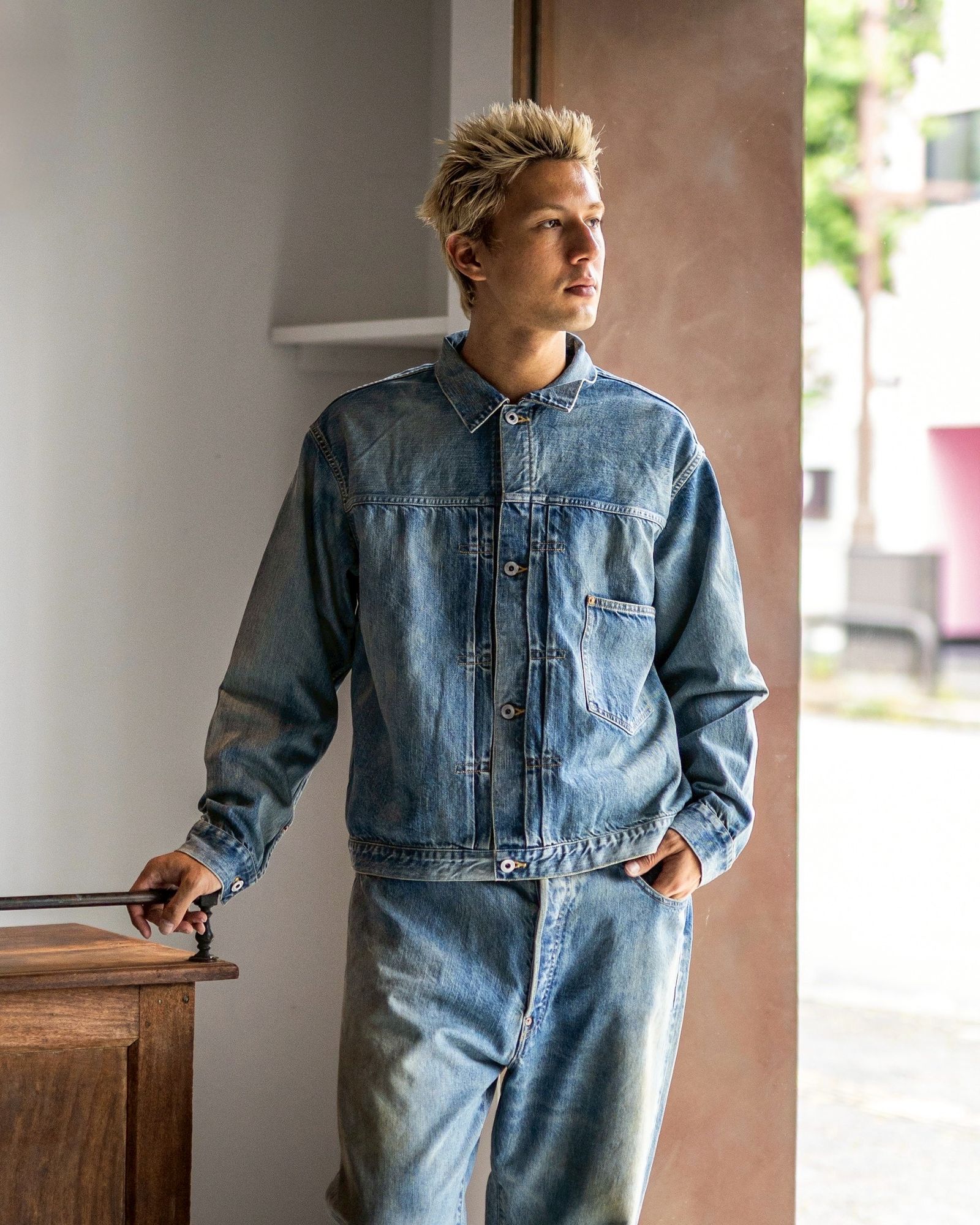 A.PRESSE - アプレッセ 2025 STYLE2 デニムジャケット1st Type Denim