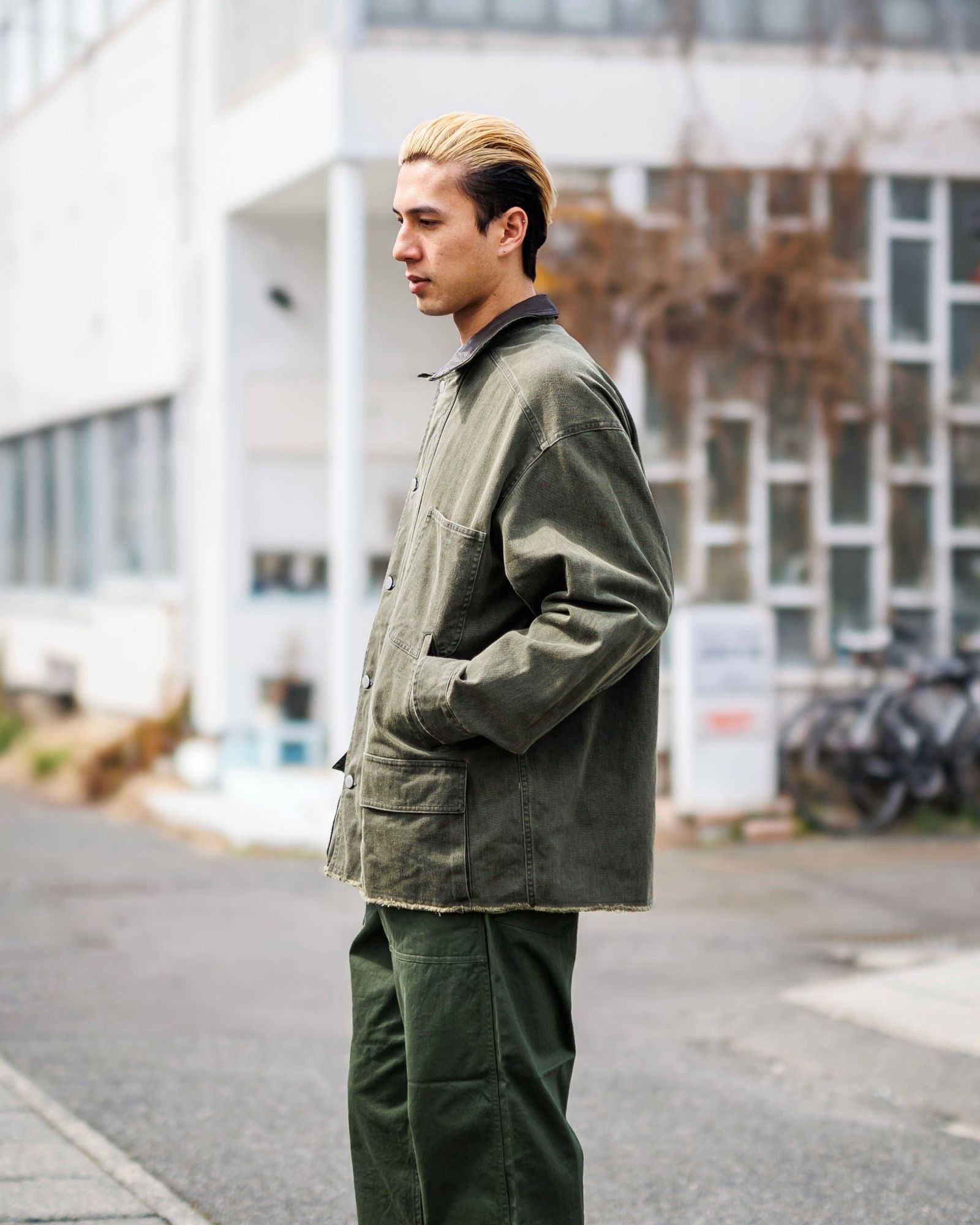 YOKE - ヨーク25SS カバーオールCOTTON CUT-OFF COVERALL JACKET