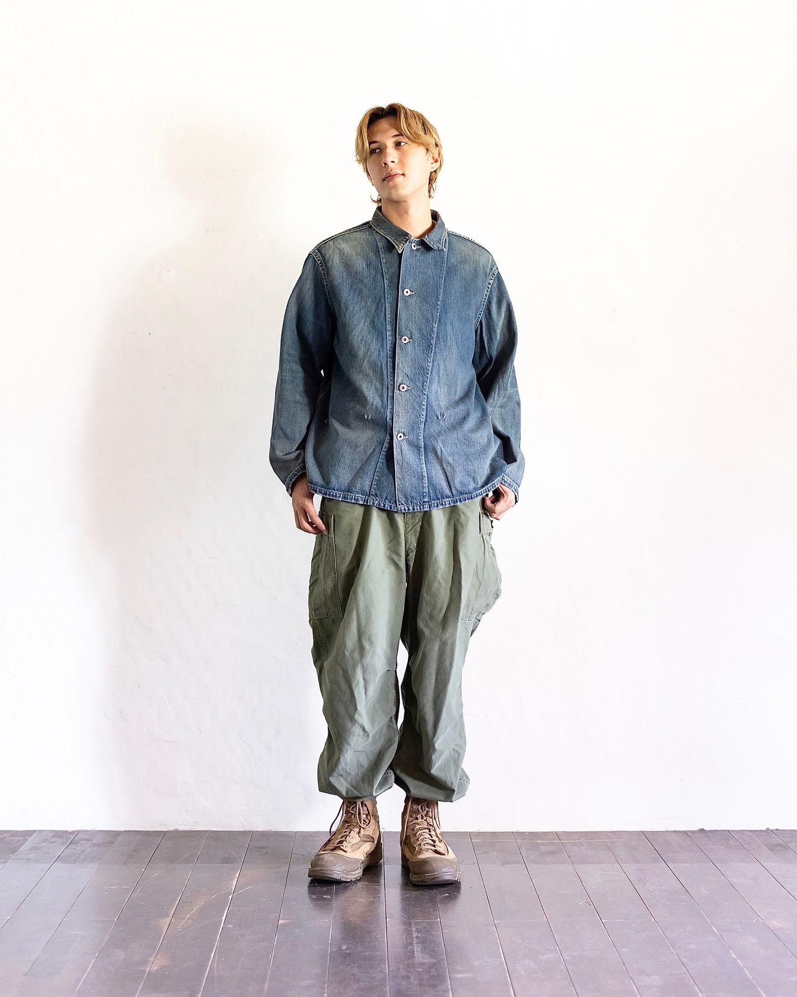 A.PRESSE - アプレッセ US Army Vintage Denim Coverall(24AAP-01-37K