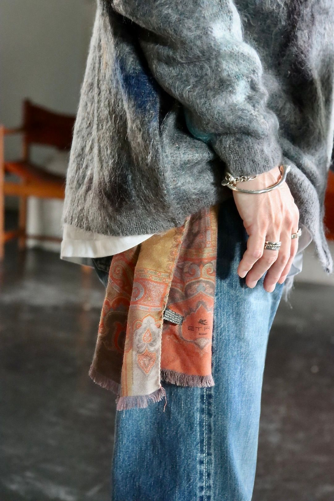 ヨーク22AW STILL JACQUARD CARDIGANスタイル.2022.9.6. | 2740 | MARK