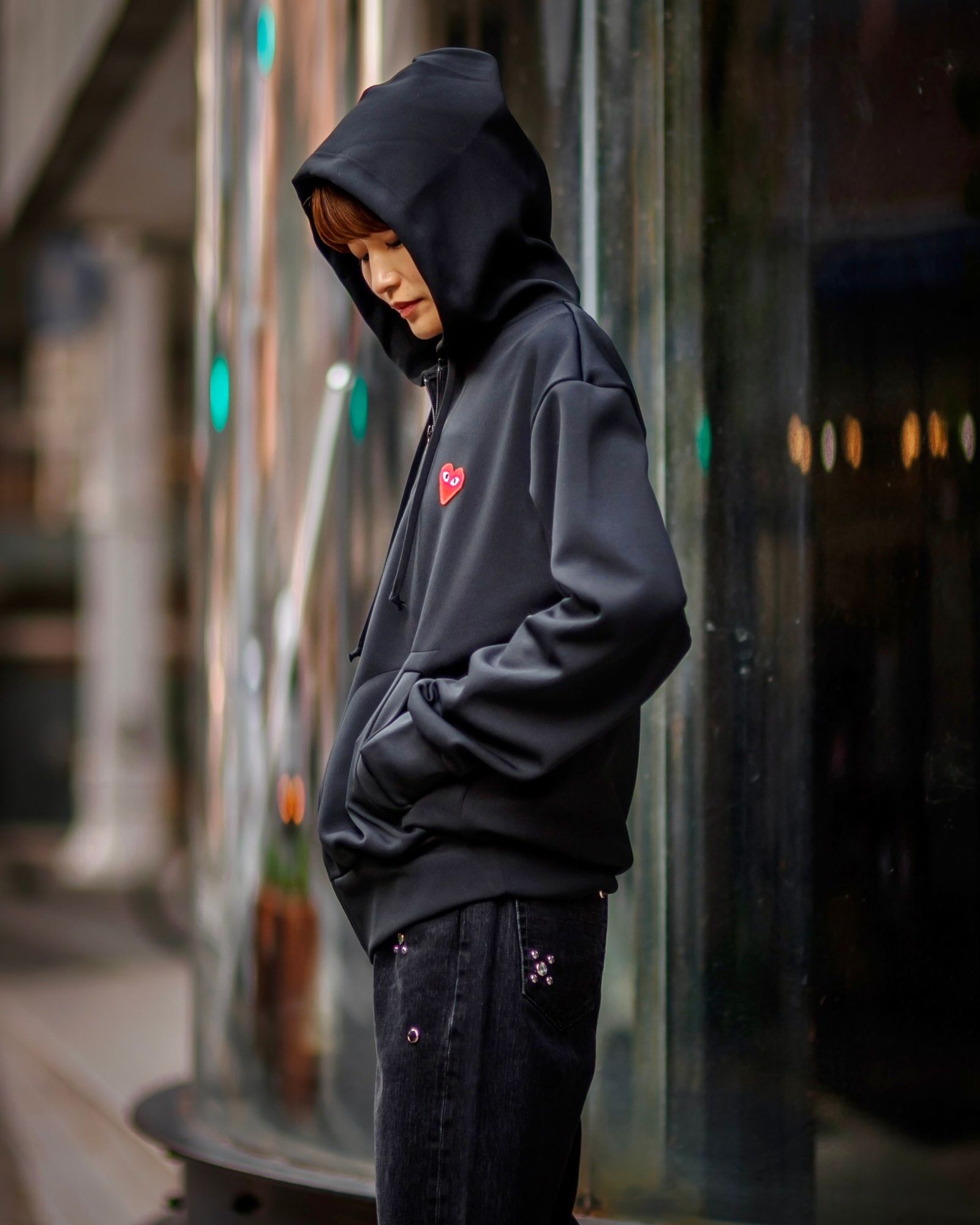 PLAY COMME des GARCONS 新作ジップアップパーカー style.2024.12.10