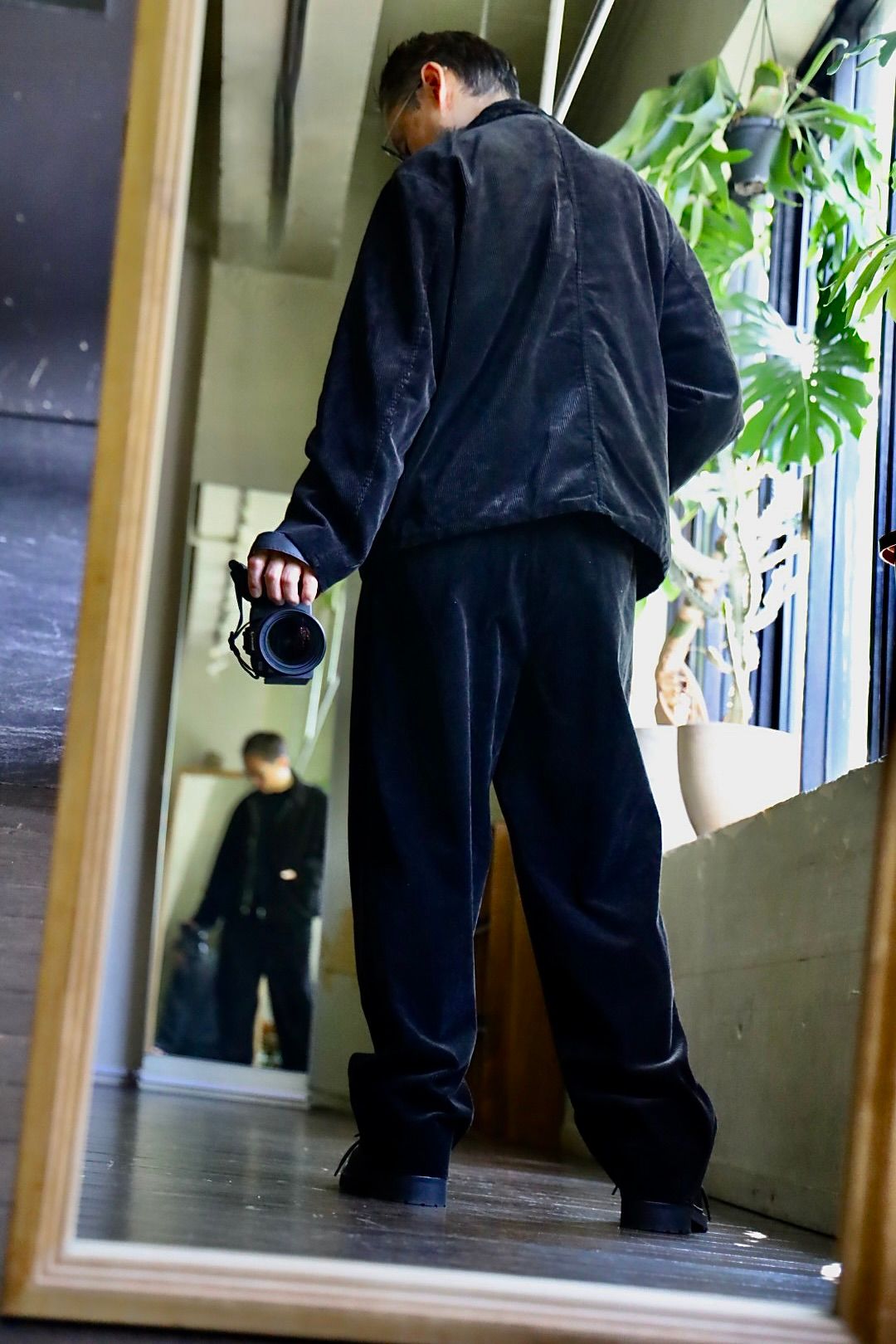 A.PRESSE - アプレッセ Vintage Corduroy Trousers(24AAP-04-16H)BLACK