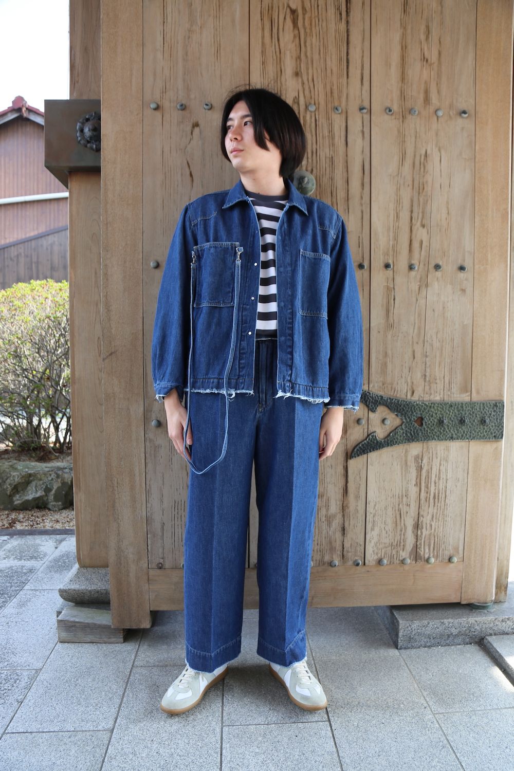 YOKE DETACHABLE POCKET DENIM JACKET(YK21SS0196B)※3月20日10時30分