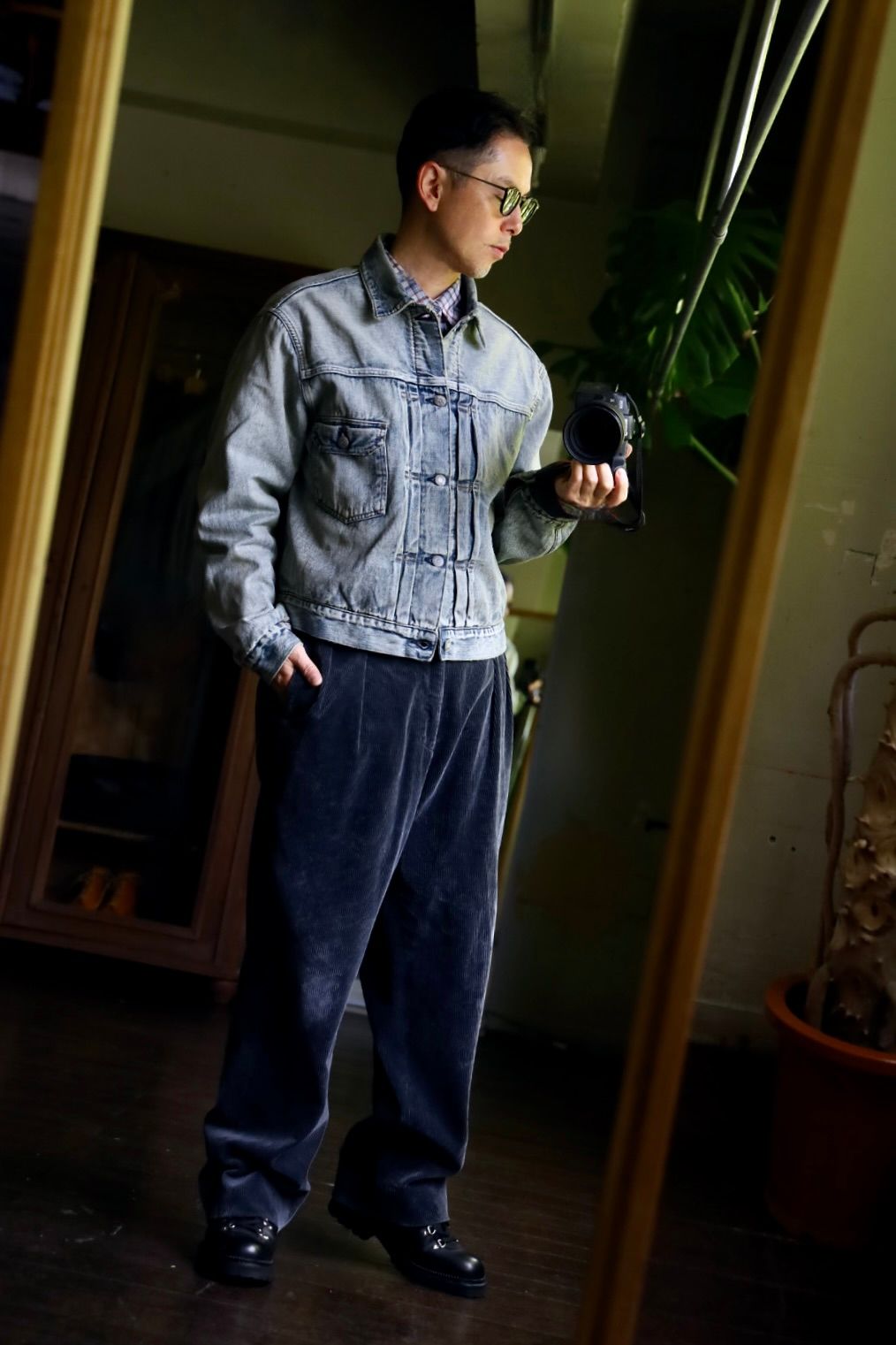 BOWWOW - BOW WOW バウワウ BLANKET LINED DENIM JK AGING(BW242-BLDJA