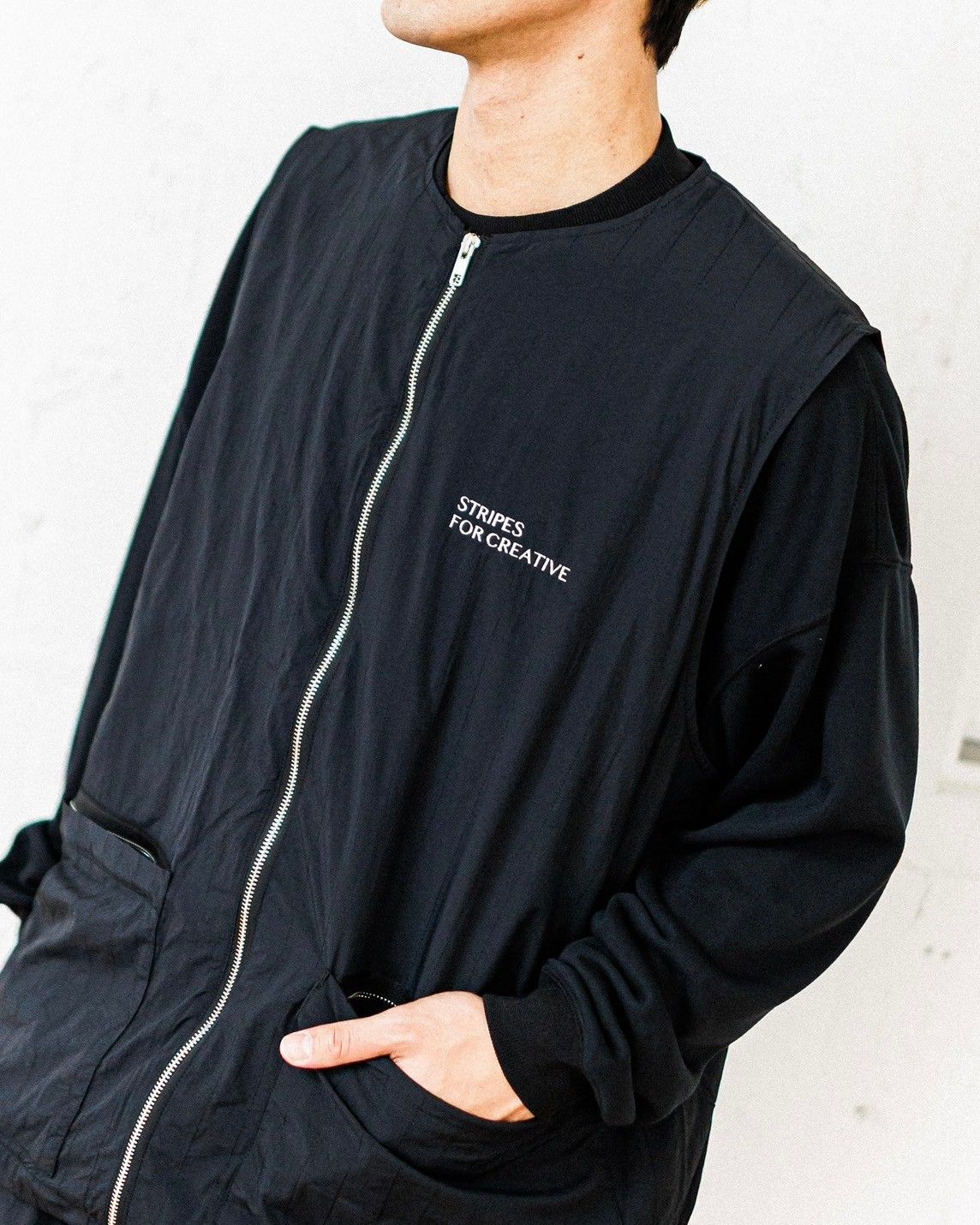 Stripes For Creative - S.F.C 25SS エスエフシー STITCHED ZIP VEST