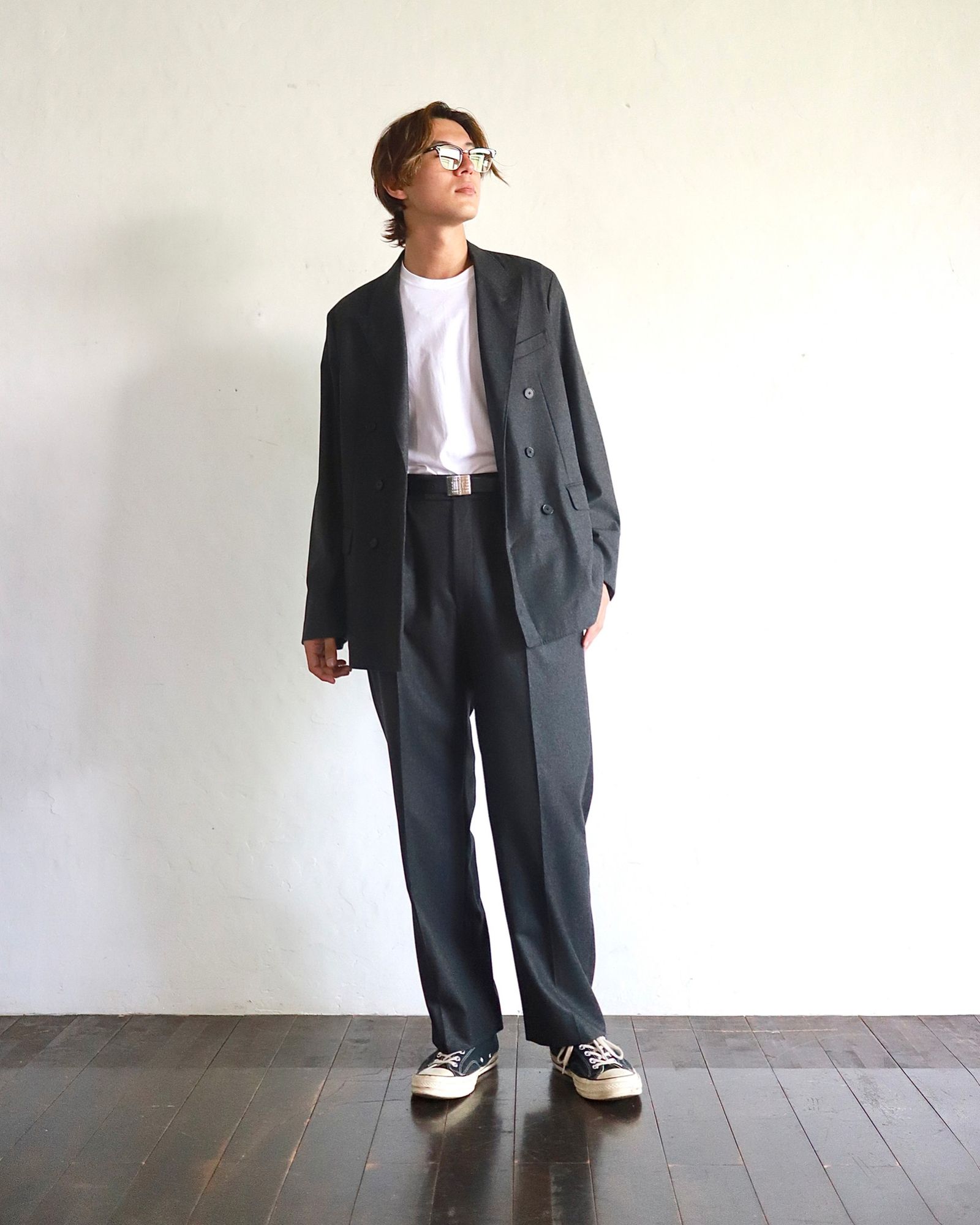 A.PRESSE - アプレッセ23AW Wide Tapered Trousers(23AAP-04-06M
