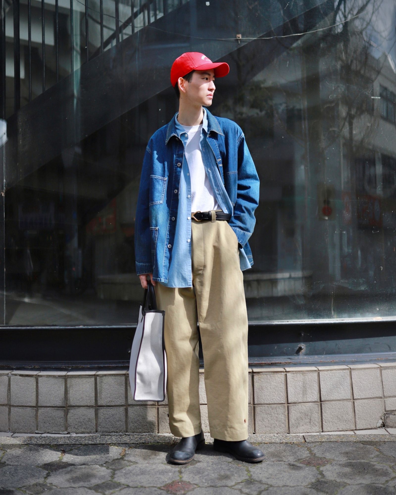 A.PRESSE デニムカバーオールスタイル | 3176 | MARK