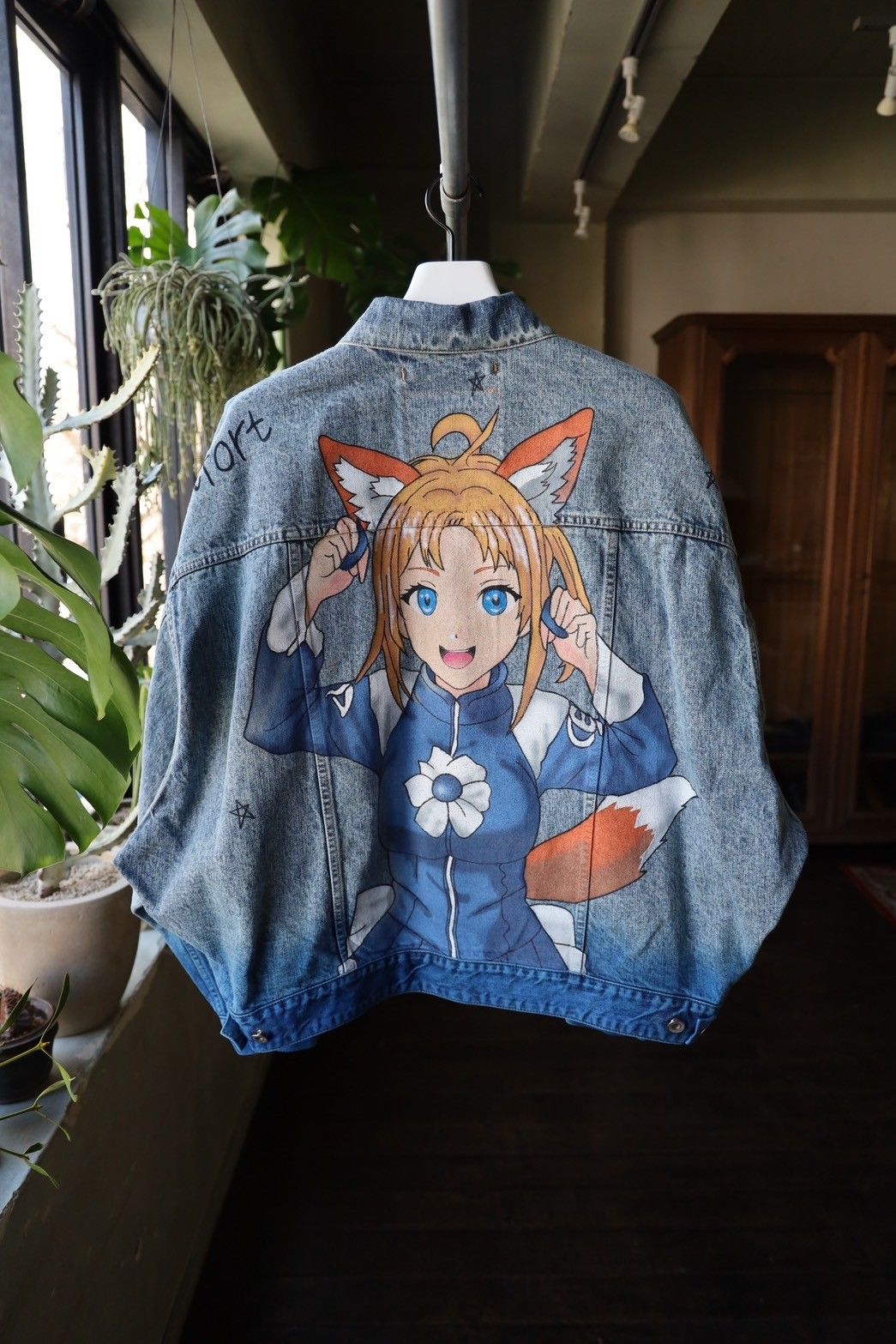 doublet - doublet 25SS ANIME HAND-PAINTING DENIM JACKET