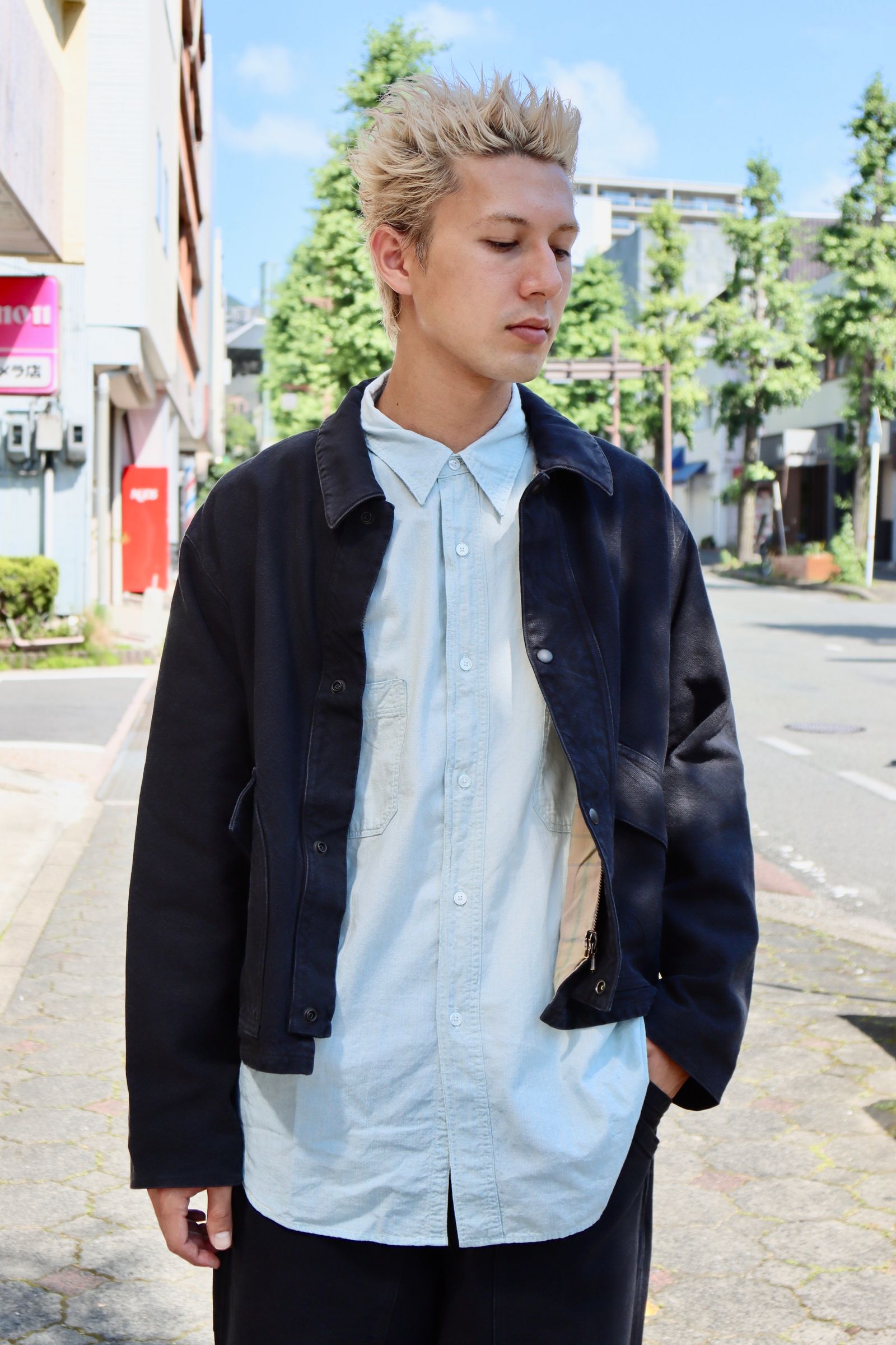 A.PRESSE Vintage Silk Hemp Hunting Jacket☆新作発売！ | 6840 | MARK