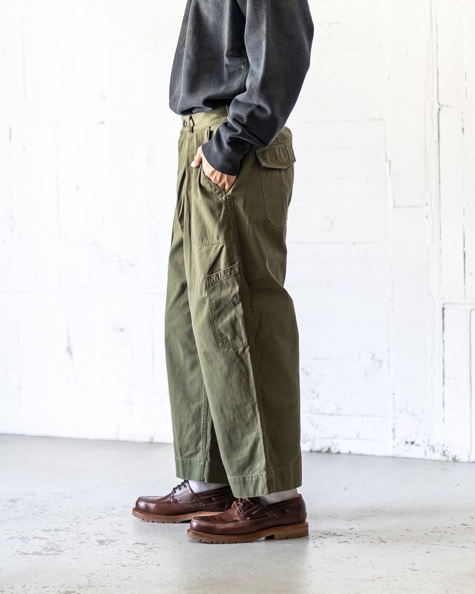 A.PRESSE - アプレッセ 2025 STYLE2 USAF Hemmed Bottoms(AP-4009